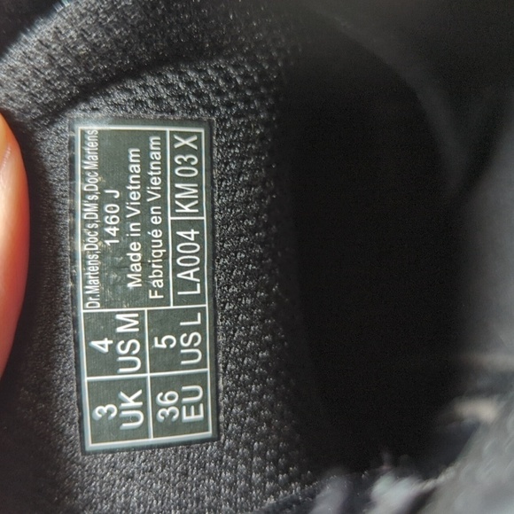 Dr Martens Woman's Airwair 1460 junior Cosmic Glitter boots womans sz 5 EU 36 - Picture 16 of 16